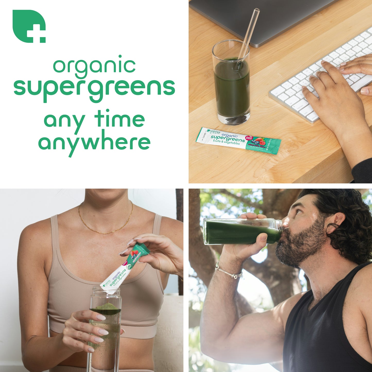 Zena Organic Supergreens Tub