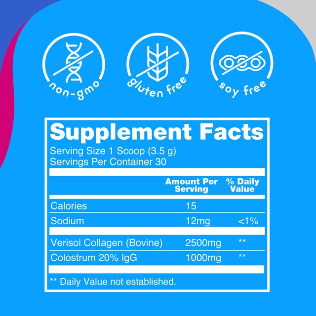 Zena Nutrition Bovine Colostrum & Collagen Powder