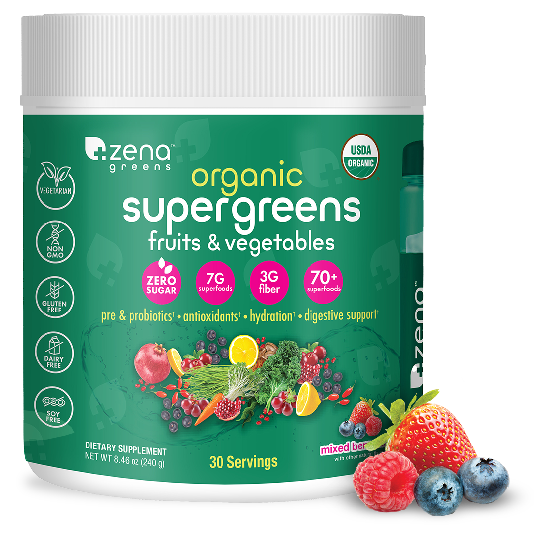 Zena Organic Supergreens Tub