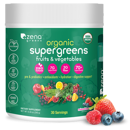 Zena Organic Supergreens Tub