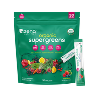 Organic Supergreens Berry stick packs