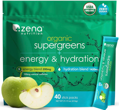 Zena Supergreens + Energy + Hydration