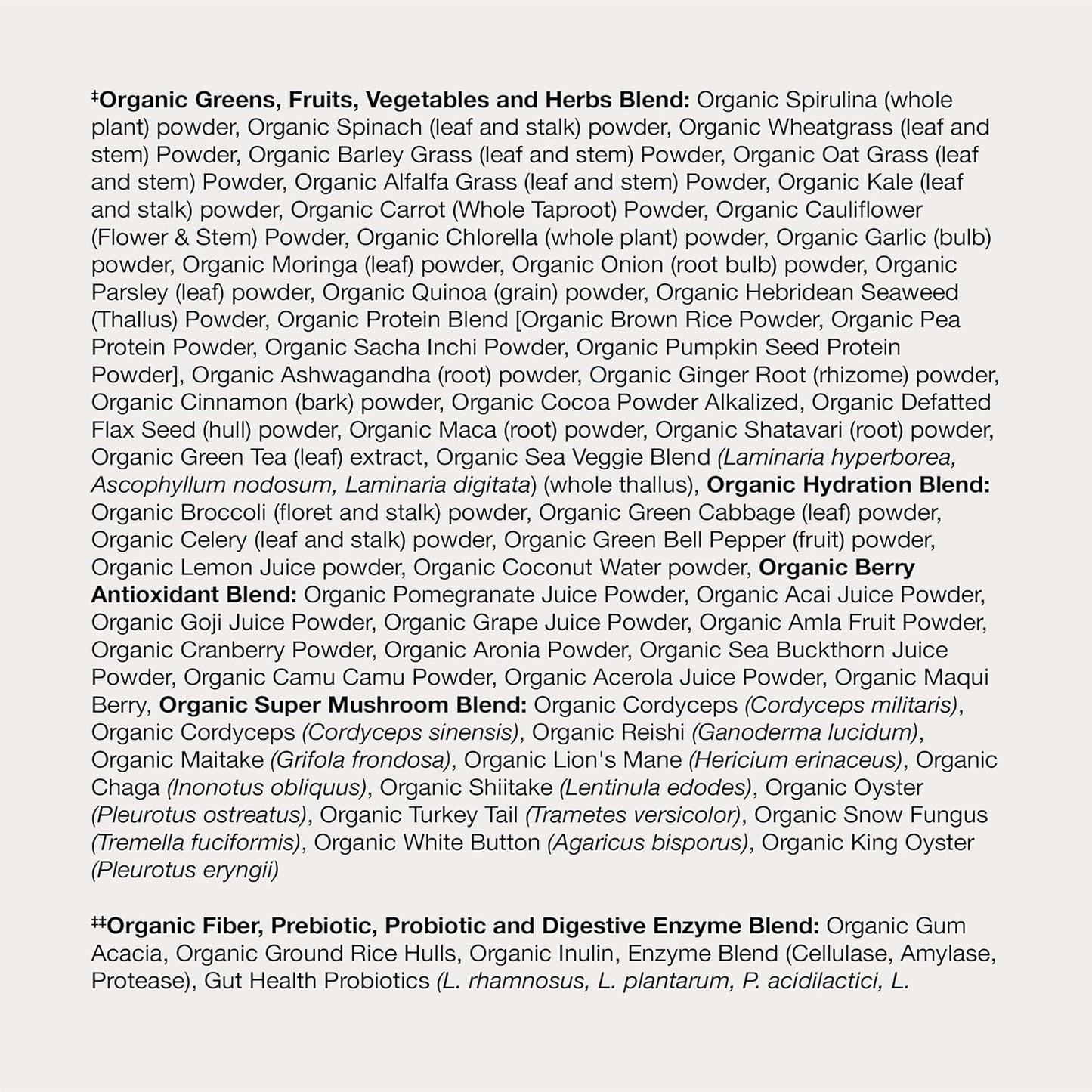 Zena Supergreens Variety Pack