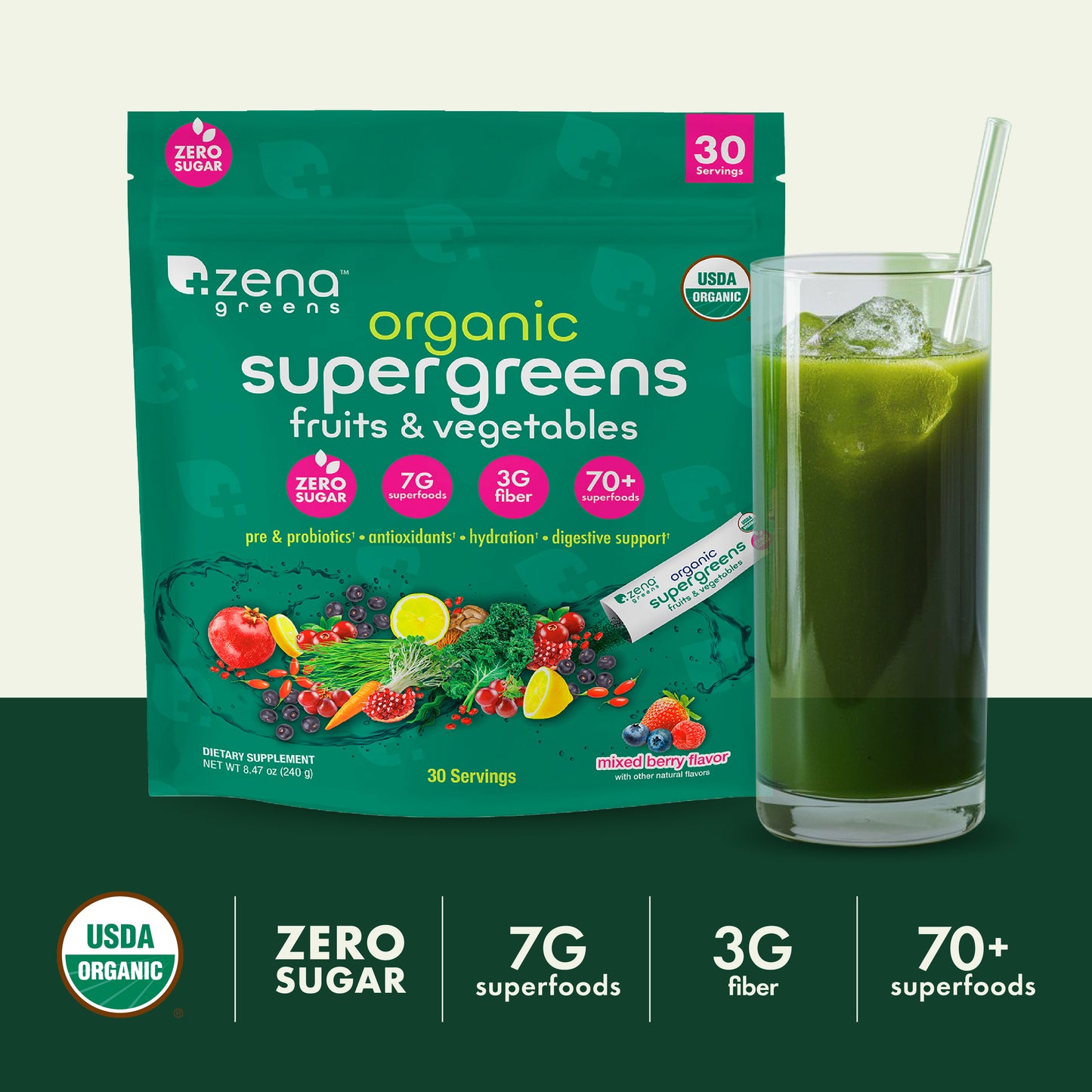 Zena Organic Supergreens