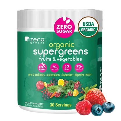 Zena Organic Supergreens Tub