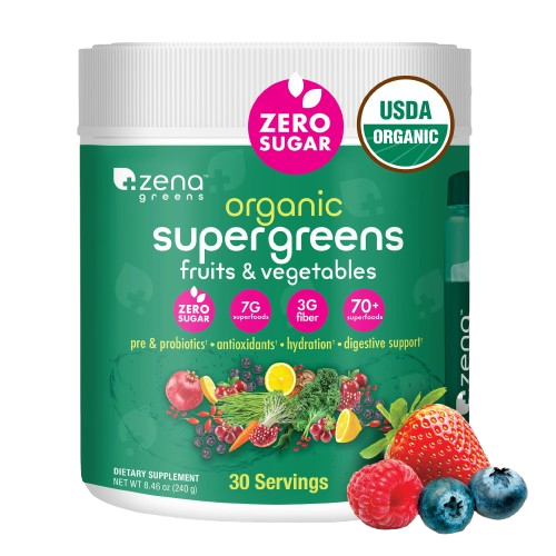 Zena Organic Supergreens Tub