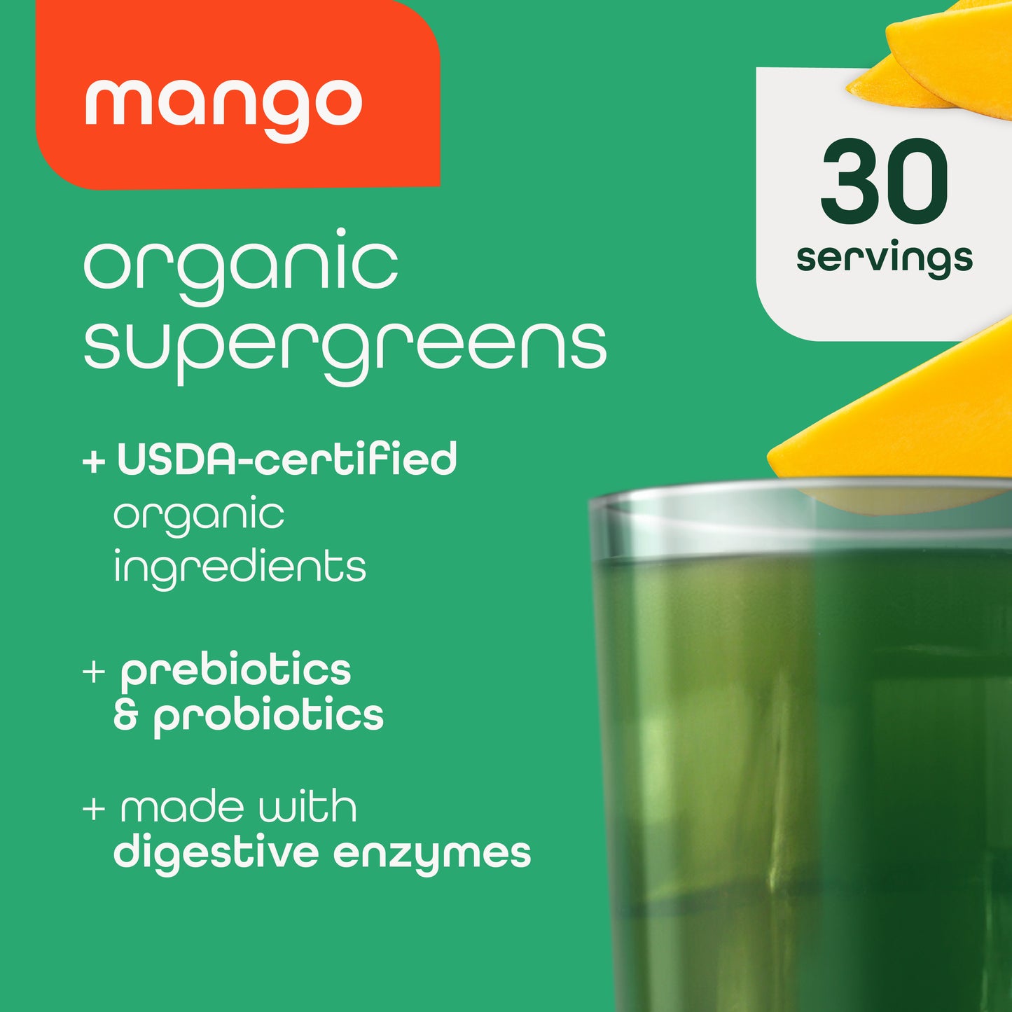 Zena Organic Supergreens Tub