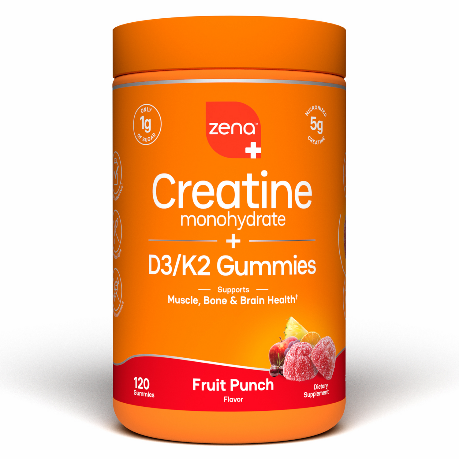 Zena Nutrition Creatine Gummies 120ct