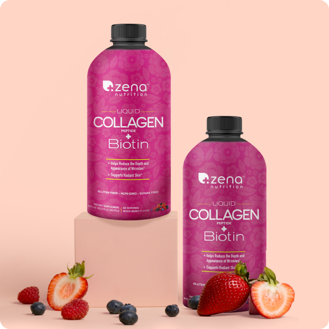 Zena Liquid Collagen + Biotin Zena Nutrition