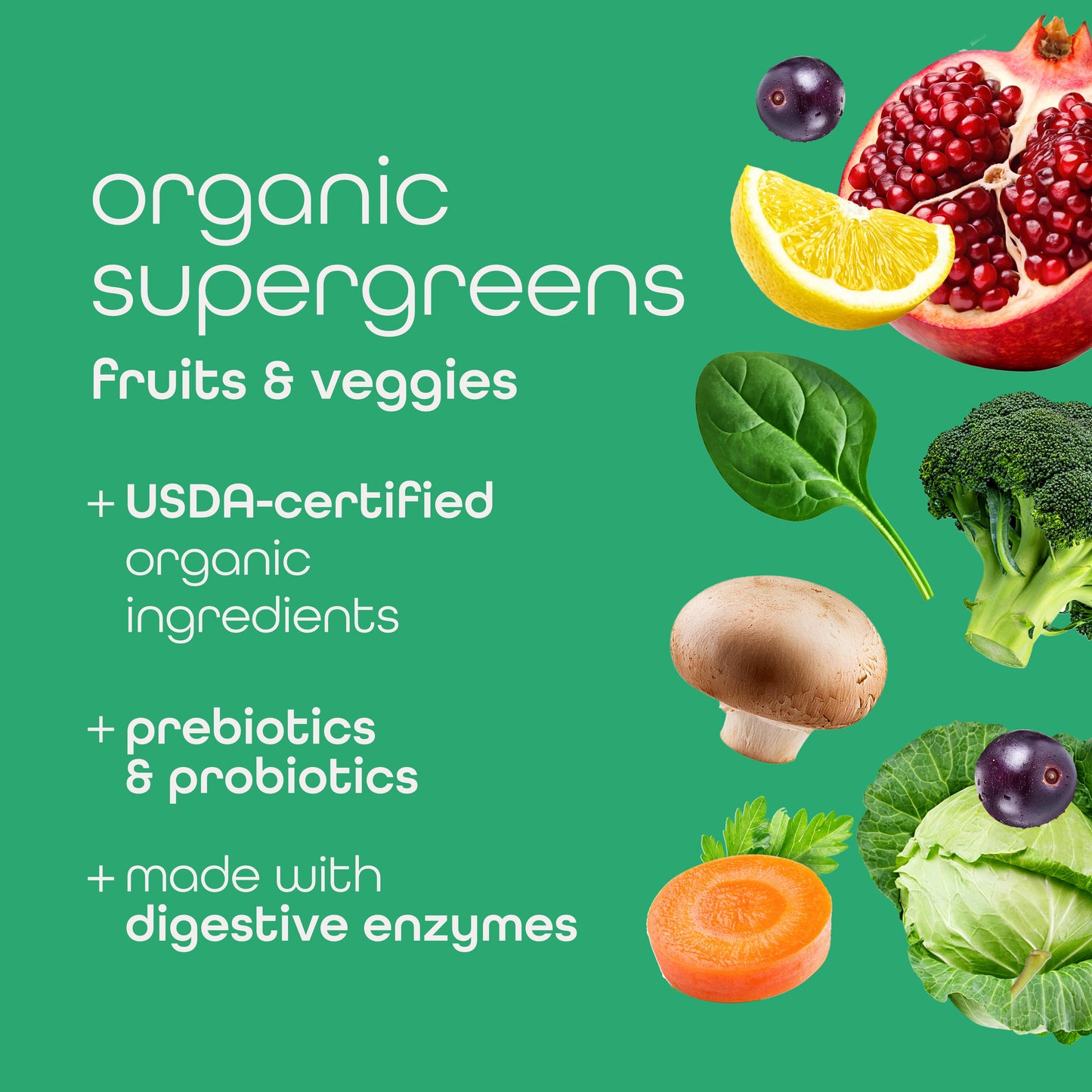 Zena Supergreens Capsules