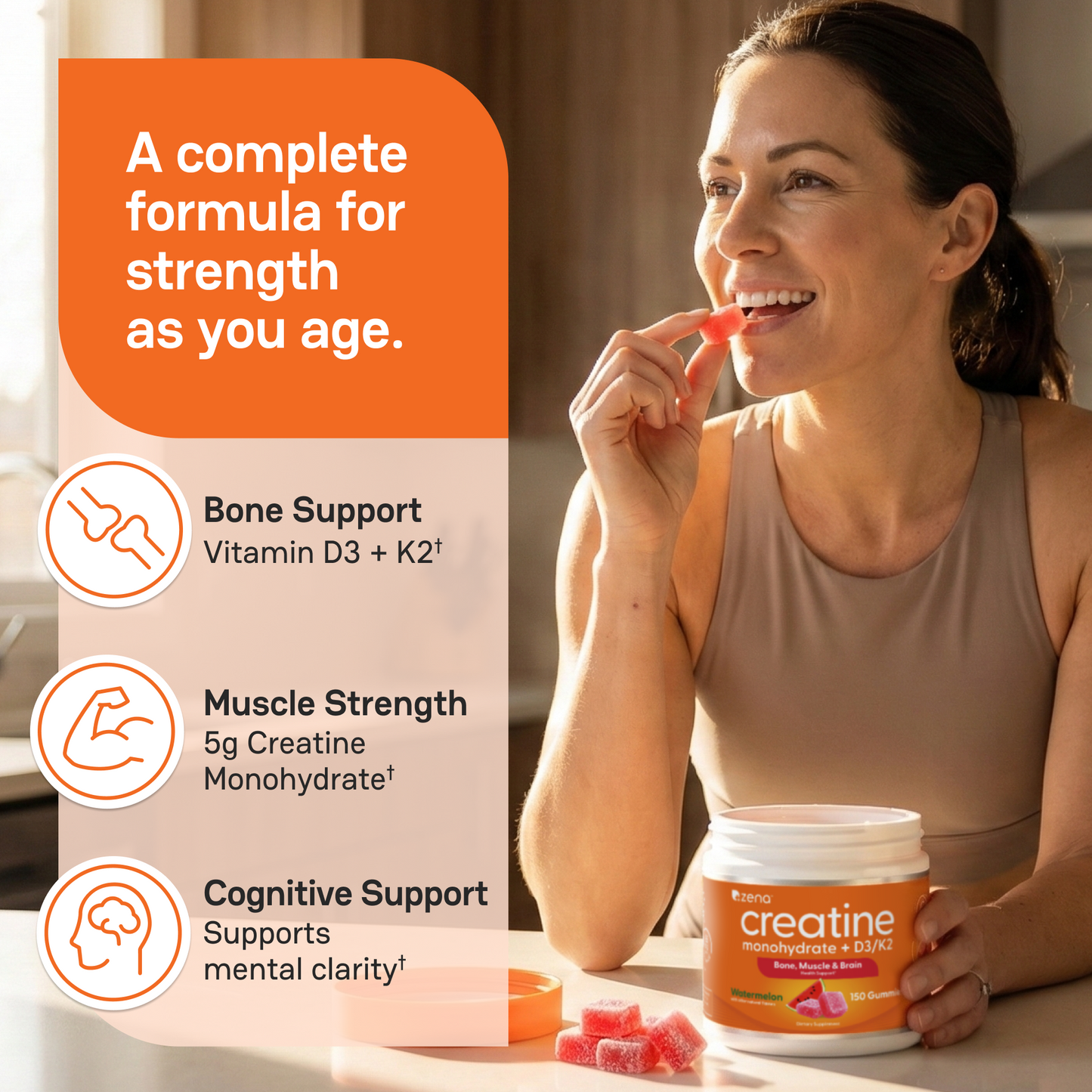 Creatine Gummies with D3 & K2