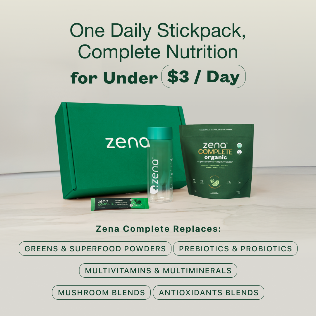 Zena™ Complete Organic Supergreen and Multivitamin