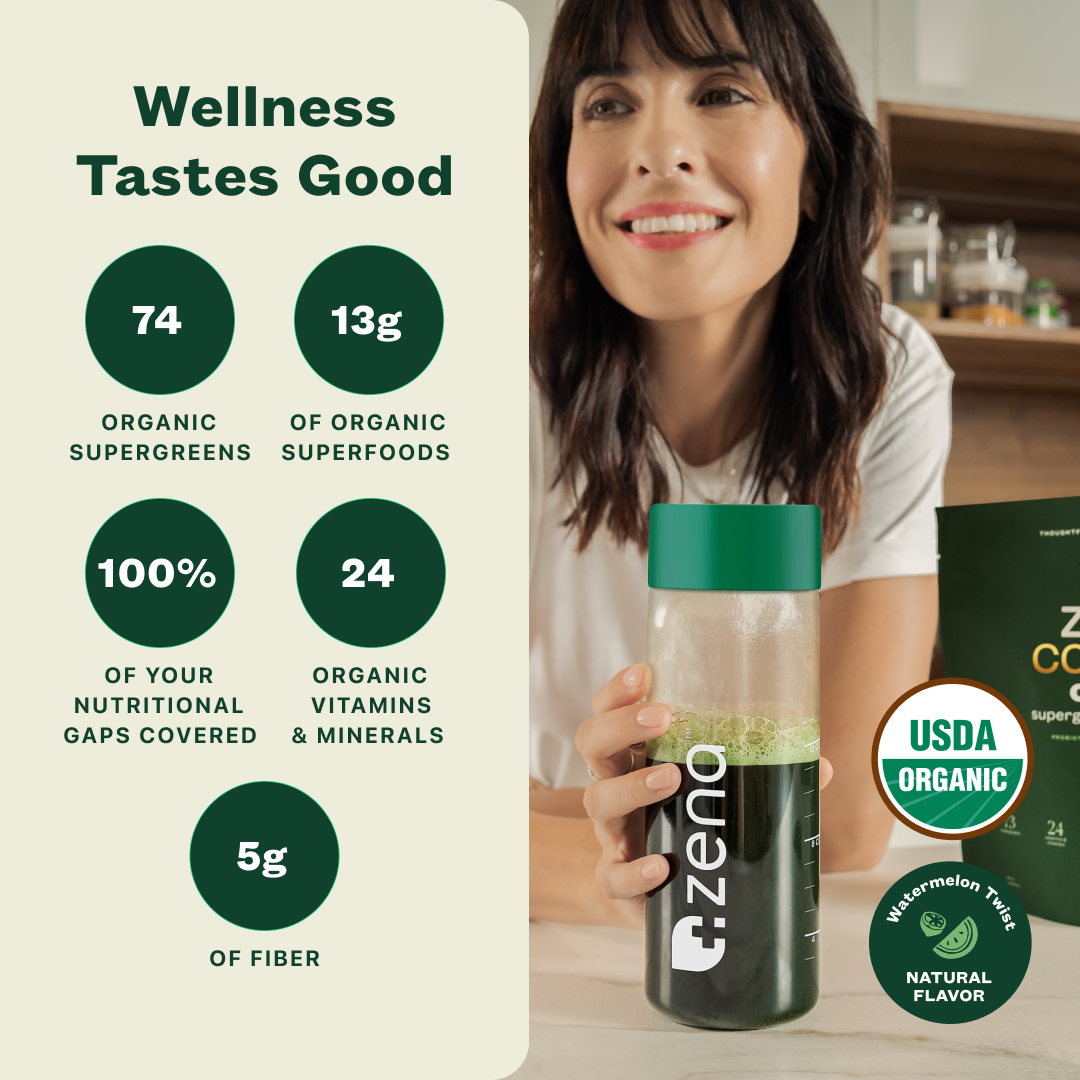 Zena™ Complete Organic Supergreen and Multivitamin