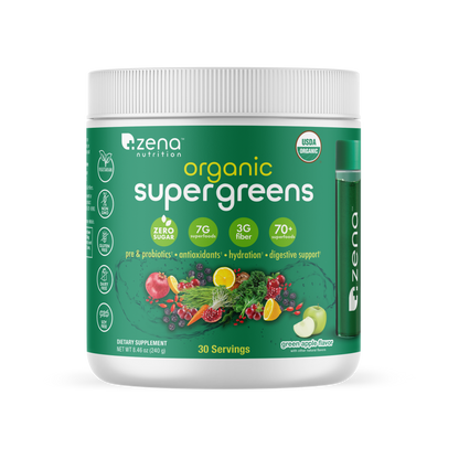 Organic Supergreens Apple tub