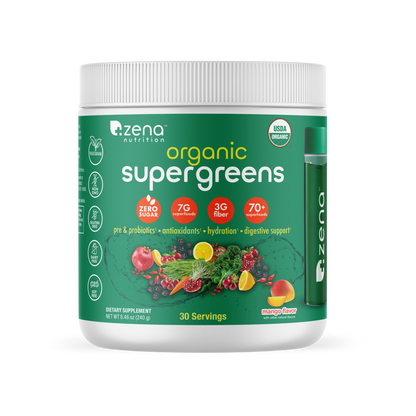 Organic Supergreens Mango tub